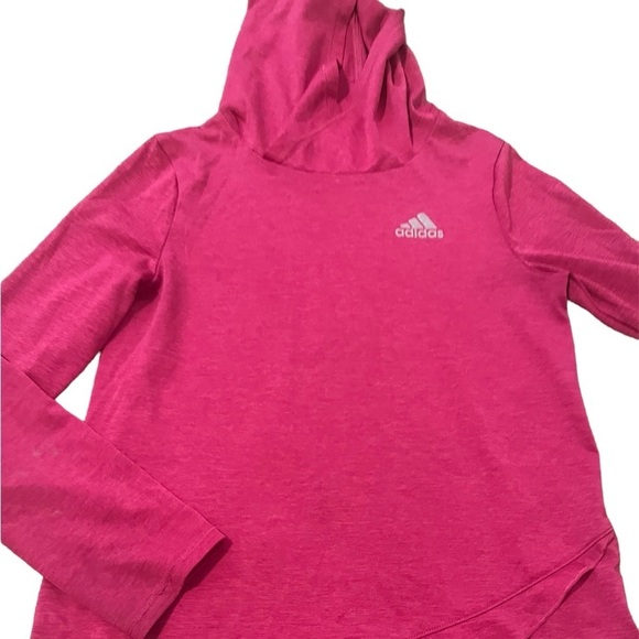 Adidas Girl’s Pink Pullover - Picture 1 of 5